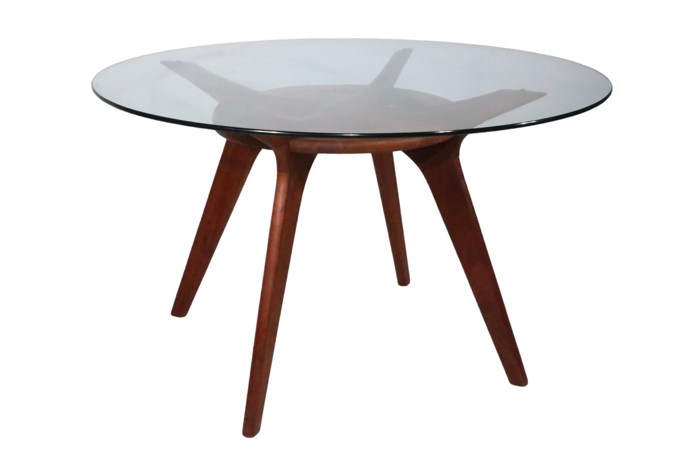 Mid Century Compass Dining Table designed by Adrian Pearsall c 1960's 2