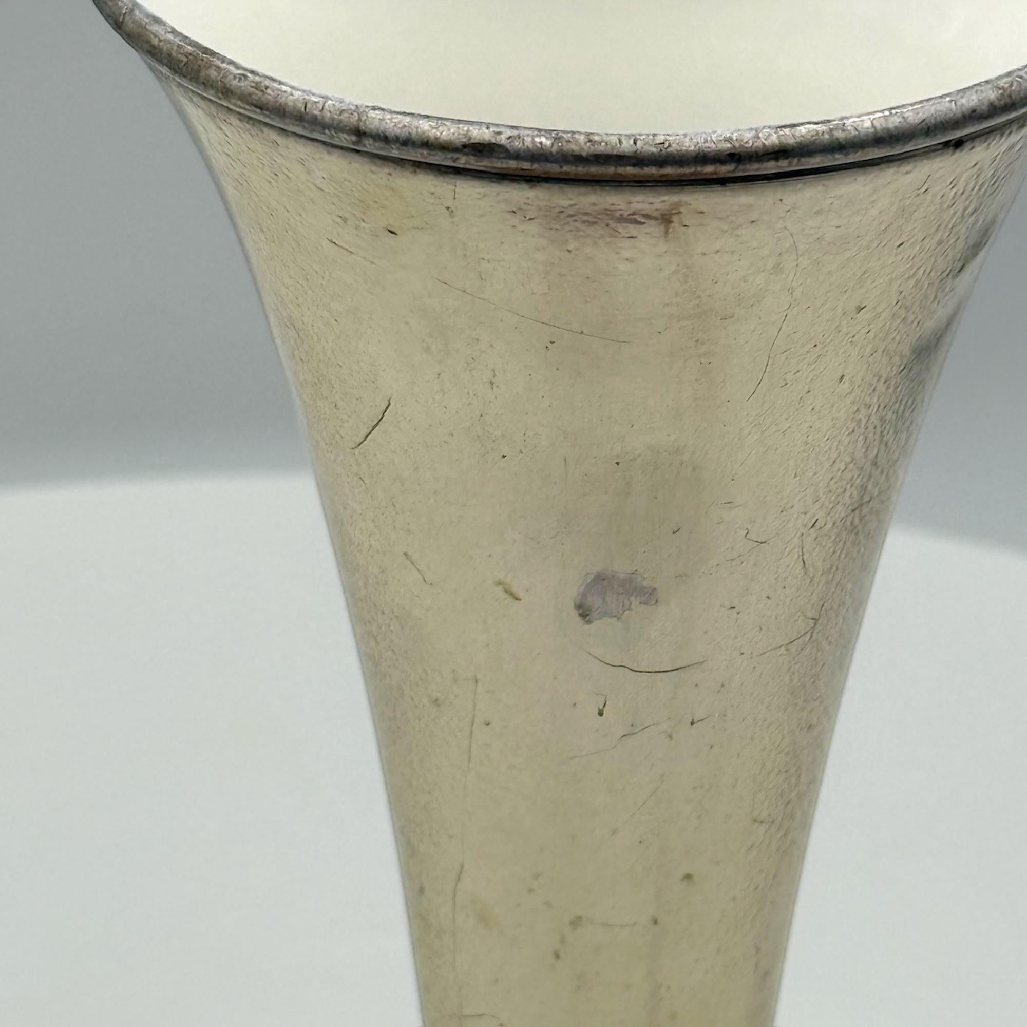 Mid-20th Century Mid Century Cone Lamp 'Ministry' Made in Italy, Red and Golden Metal, 1960s For Sale