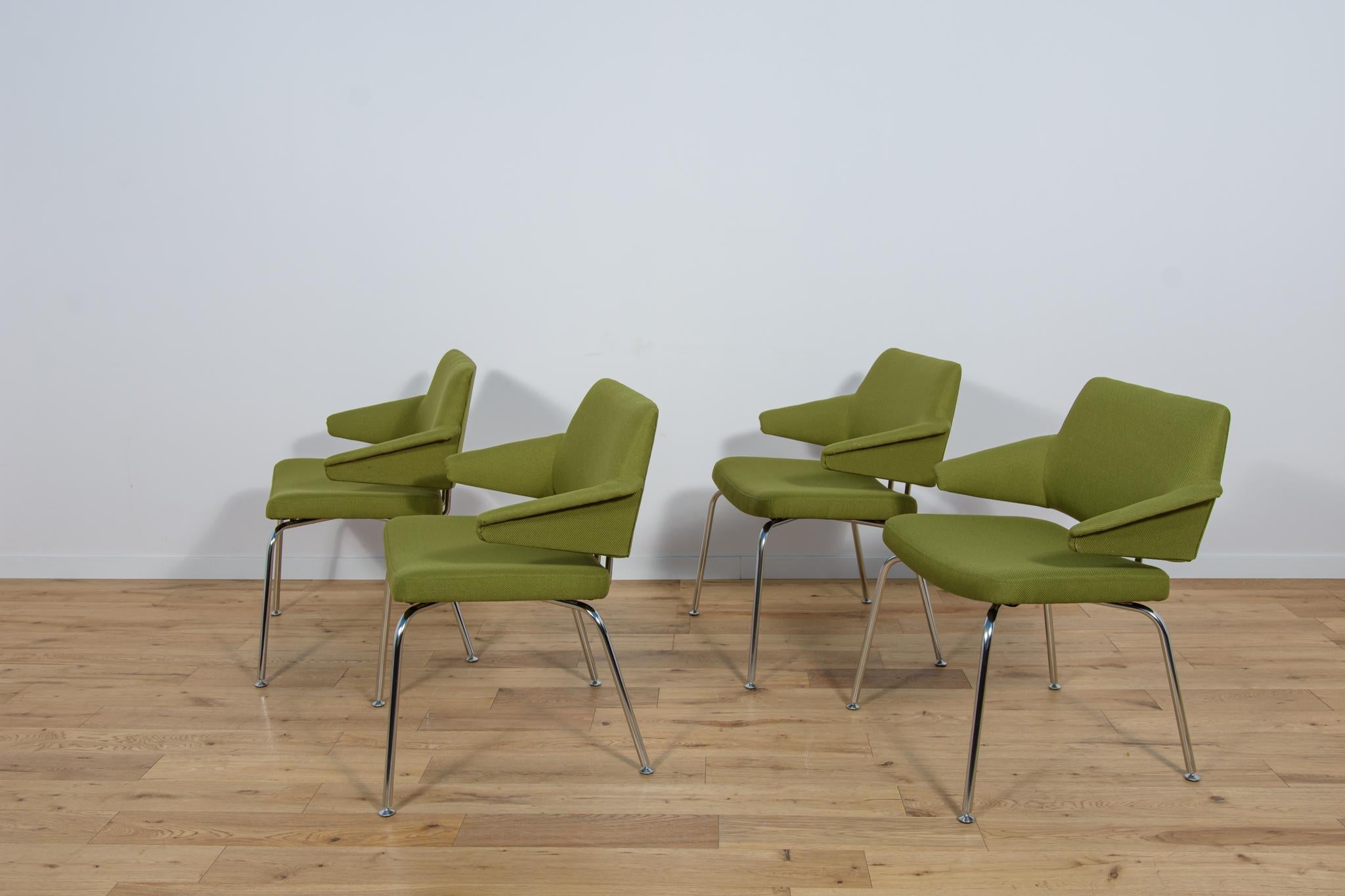 Mid-20th Century Mid-Century Conference Armchairs by Jacob Jensen for Duba, 1960s, Set of 4 For Sale