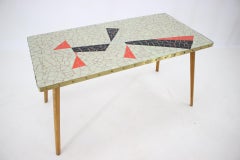 Midcentury Conference Mosaic Table, Germany, 1960s