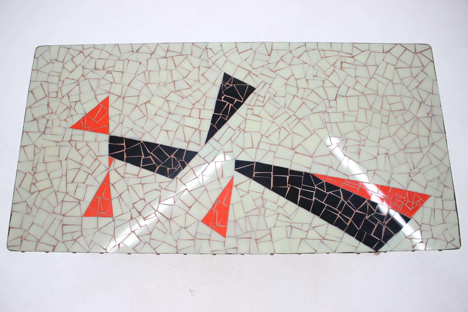 Mid-20th Century Midcentury Conference Mosaic Table, Germany, 1960s For Sale
