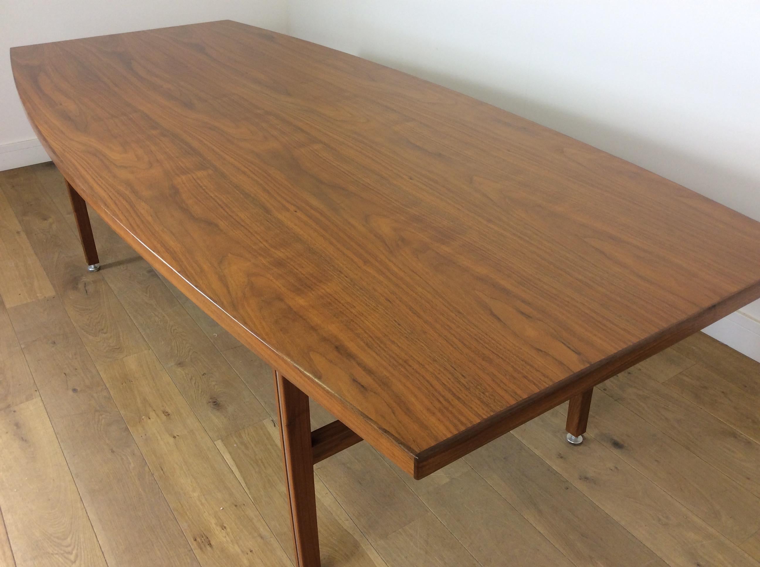 Midcentury Conference Table In Good Condition For Sale In London, GB