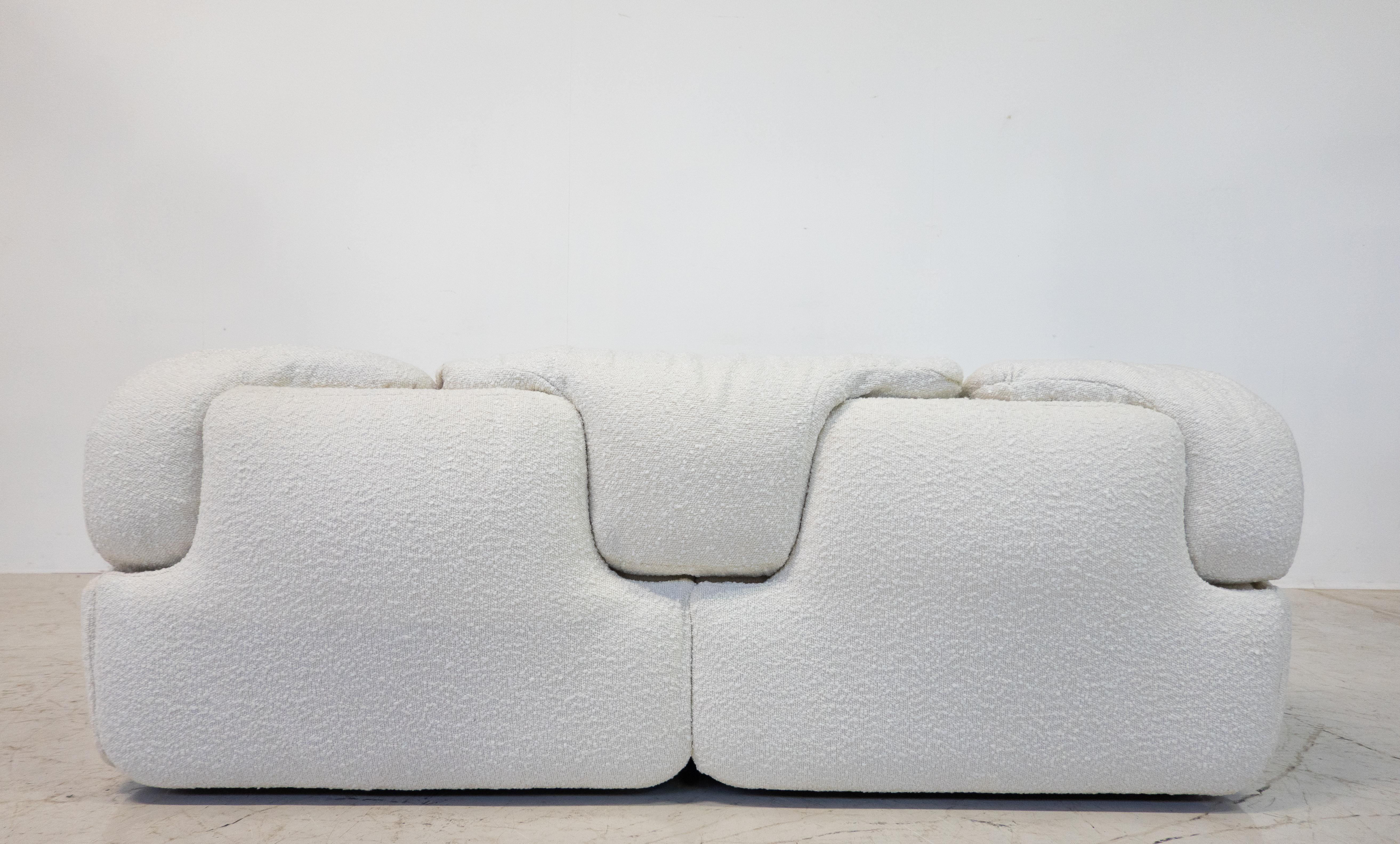 Confidential Sofa aus der Mitte des Jahrhunderts von Alberto Rosselli für Saporiti, Italien, 1970er Jahre (Moderne der Mitte des Jahrhunderts) im Angebot