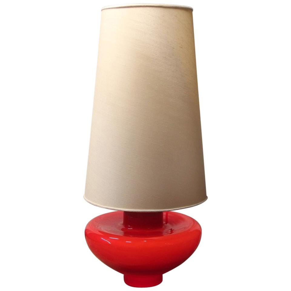 Oversized Vistosi Egg Table Lamp For Sale at 1stDibs