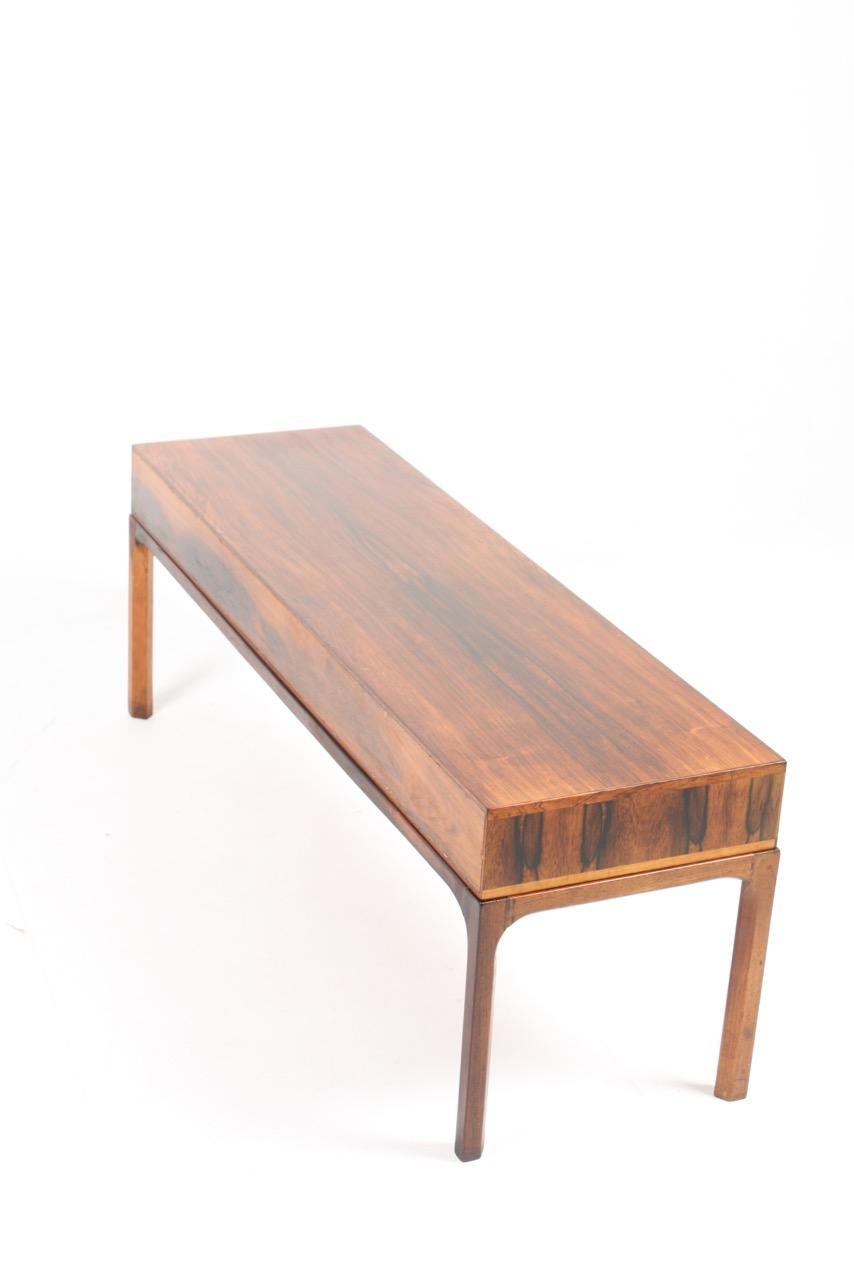 Mid-20th Century Midcentury Console in Rosewood by Kai Kristiansen for Aksel Kjersgaard