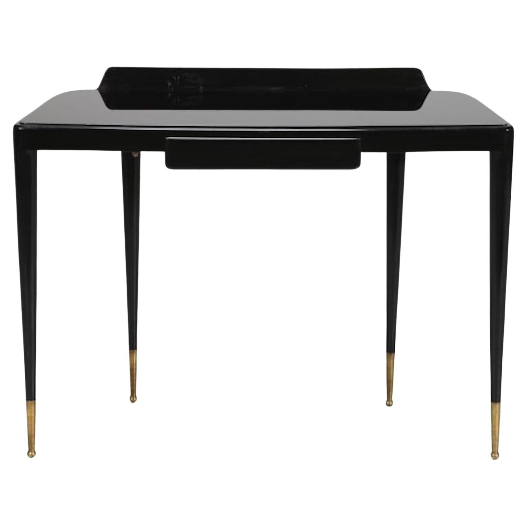 Gio Ponti (Attr.), Console en bois du milieu du siècle, Italie, années 1950