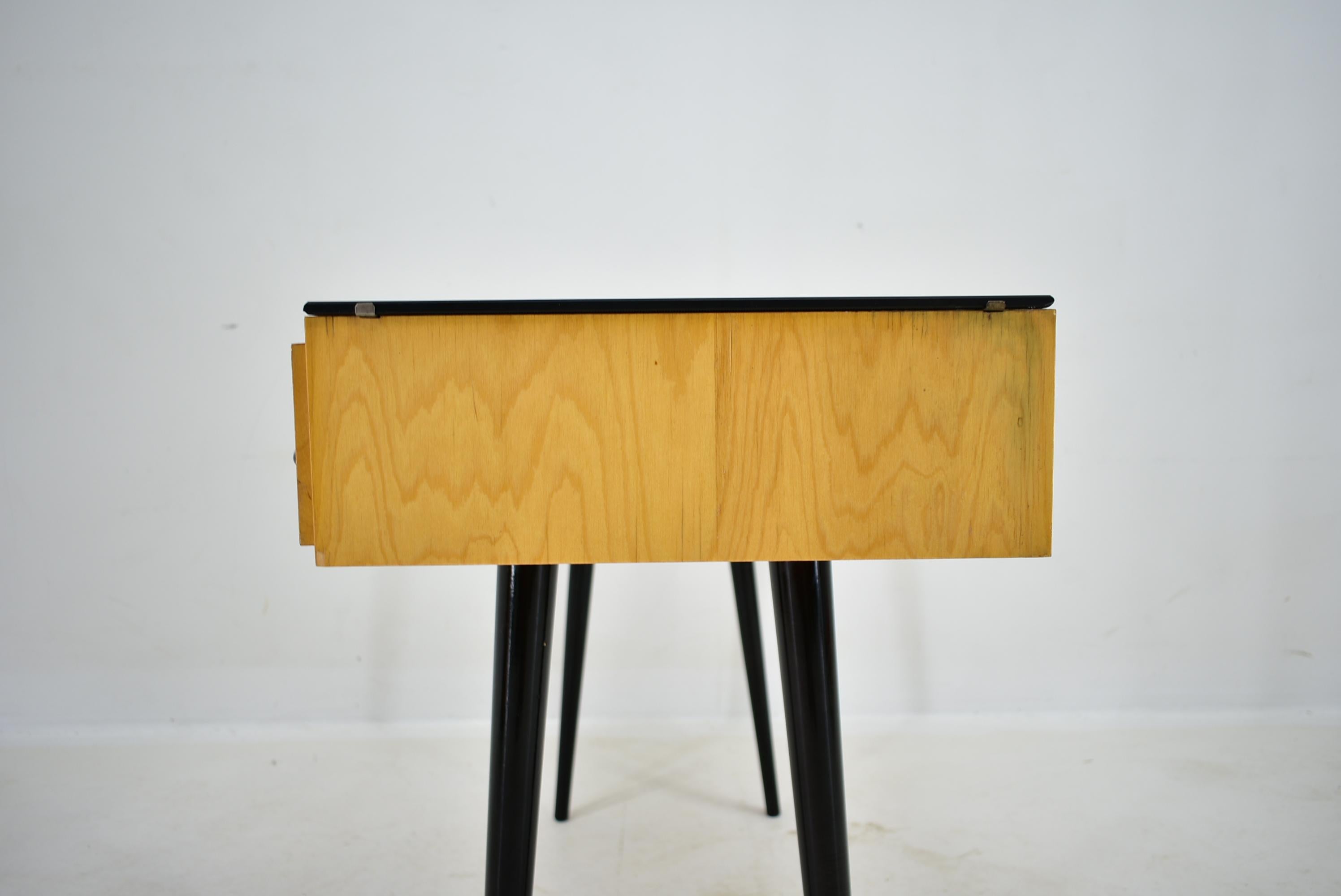 Mid-Century Console Side Table by Mojmir Pozar for Up Zavody, 1960's For Sale 4