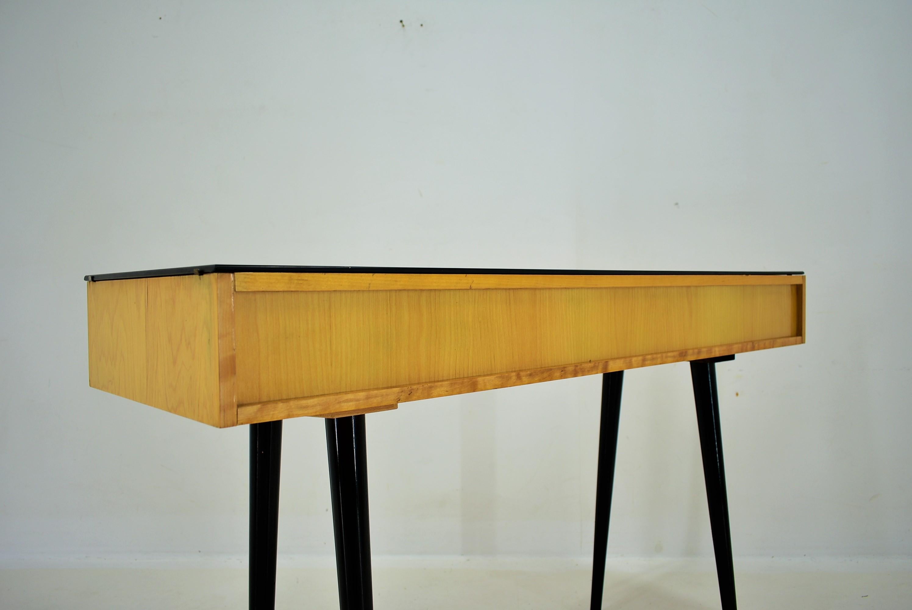 Mid-Century Console Side Table by Mojmir Pozar for Up Zavody, 1960's For Sale 7