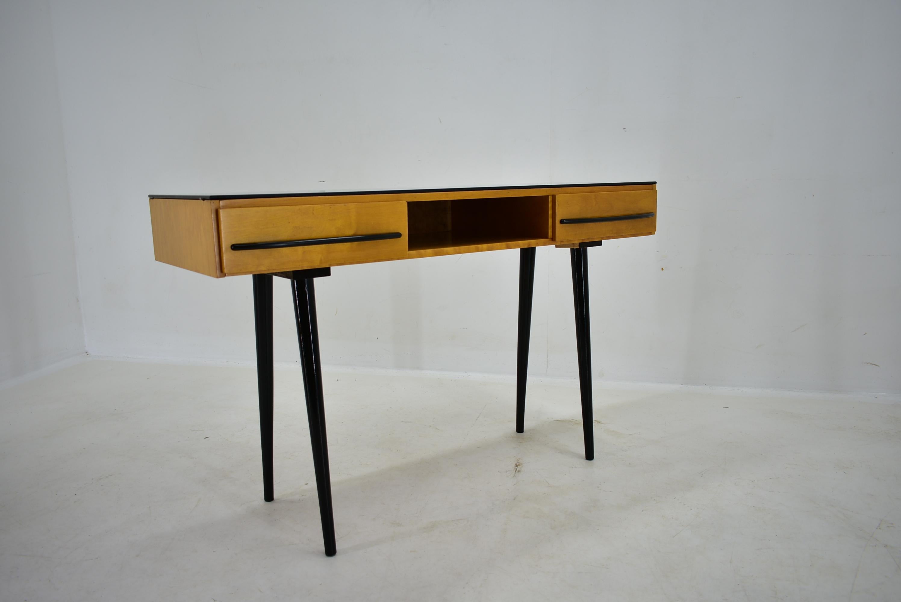 Mid-Century Console Side Table by Mojmir Pozar for Up Zavody, 1960's For Sale 8