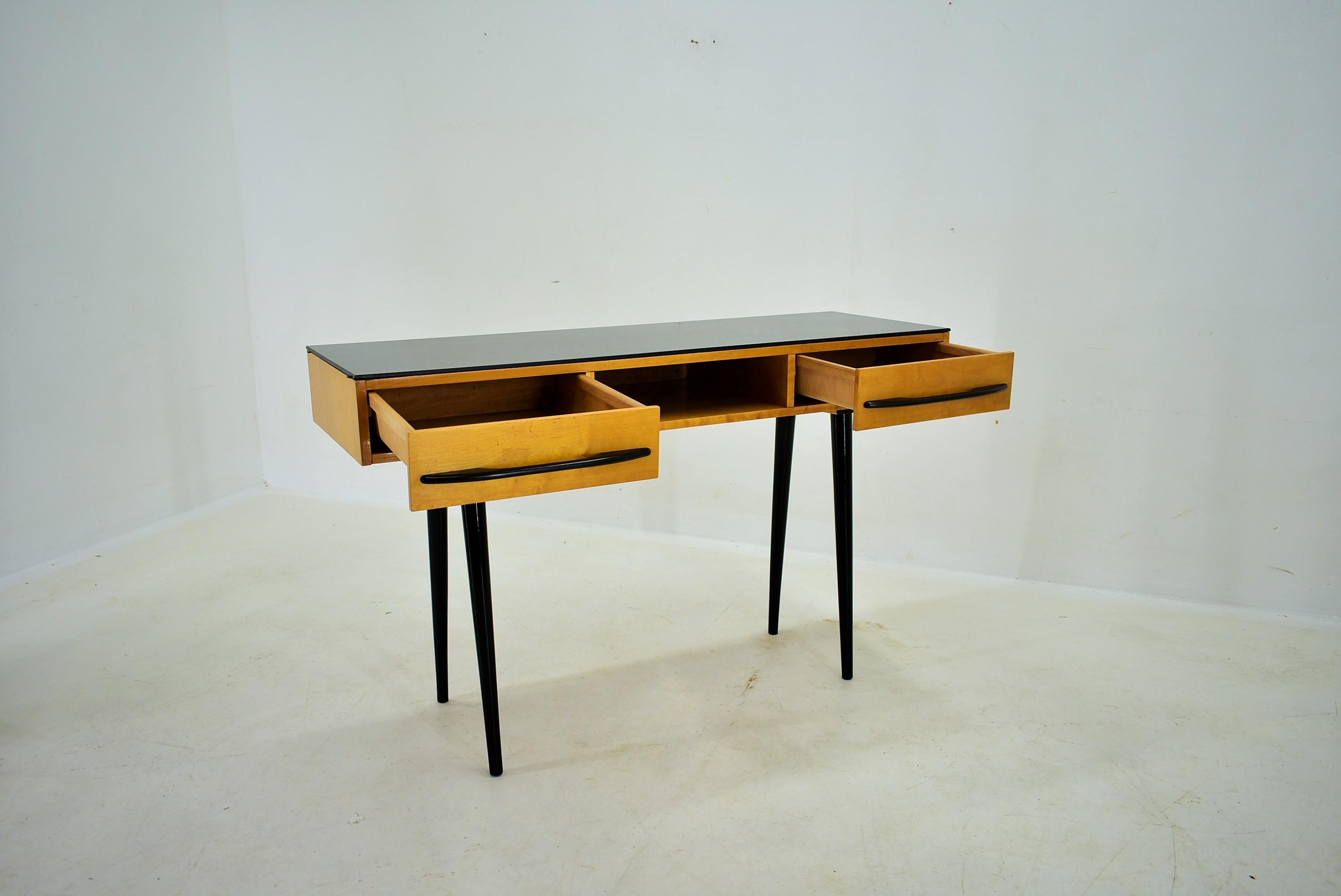 Mid-Century Console Side Table by Mojmir Pozar for Up Zavody, 1960's For Sale 10
