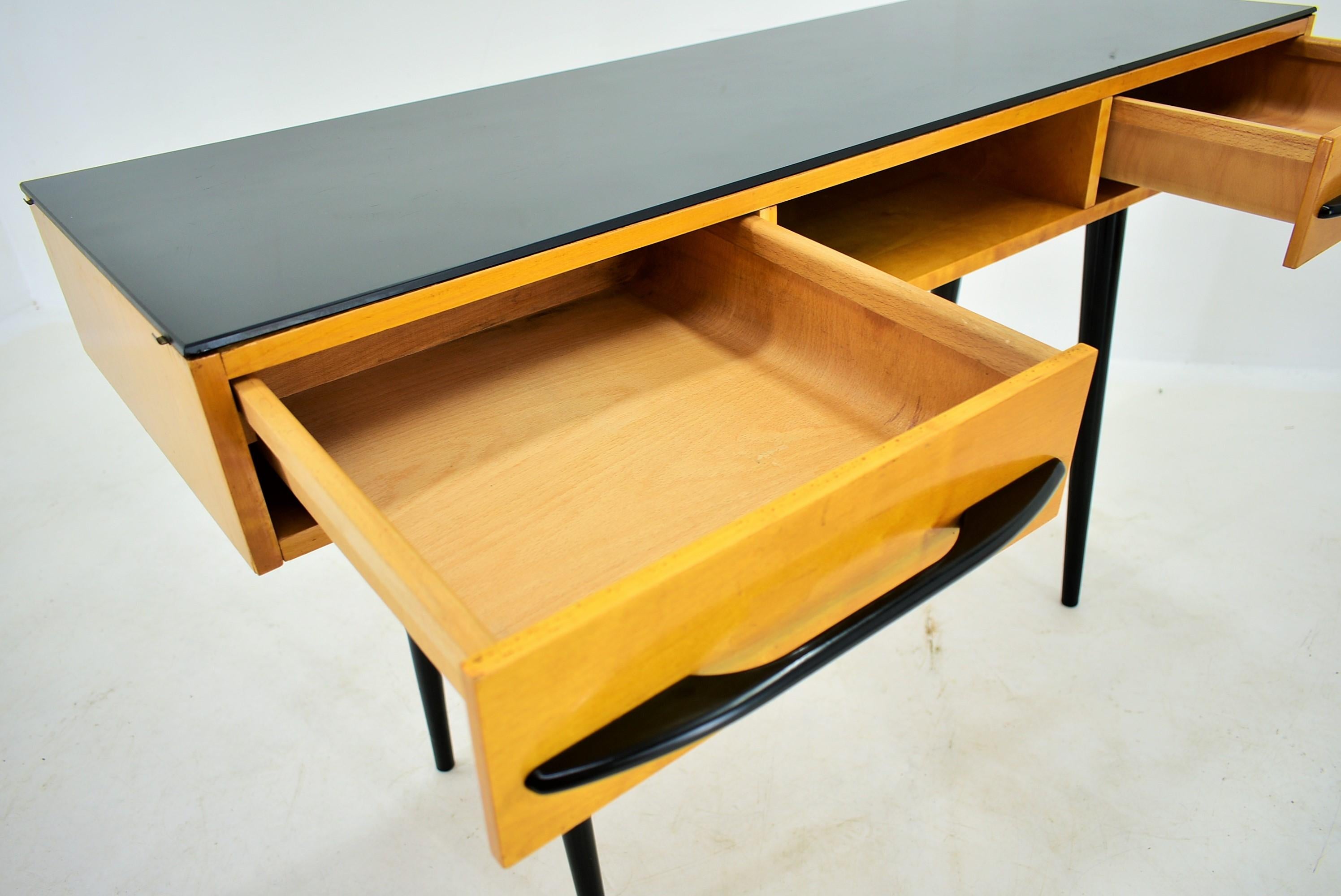 Mid-Century Console Side Table by Mojmir Pozar for Up Zavody, 1960's For Sale 11