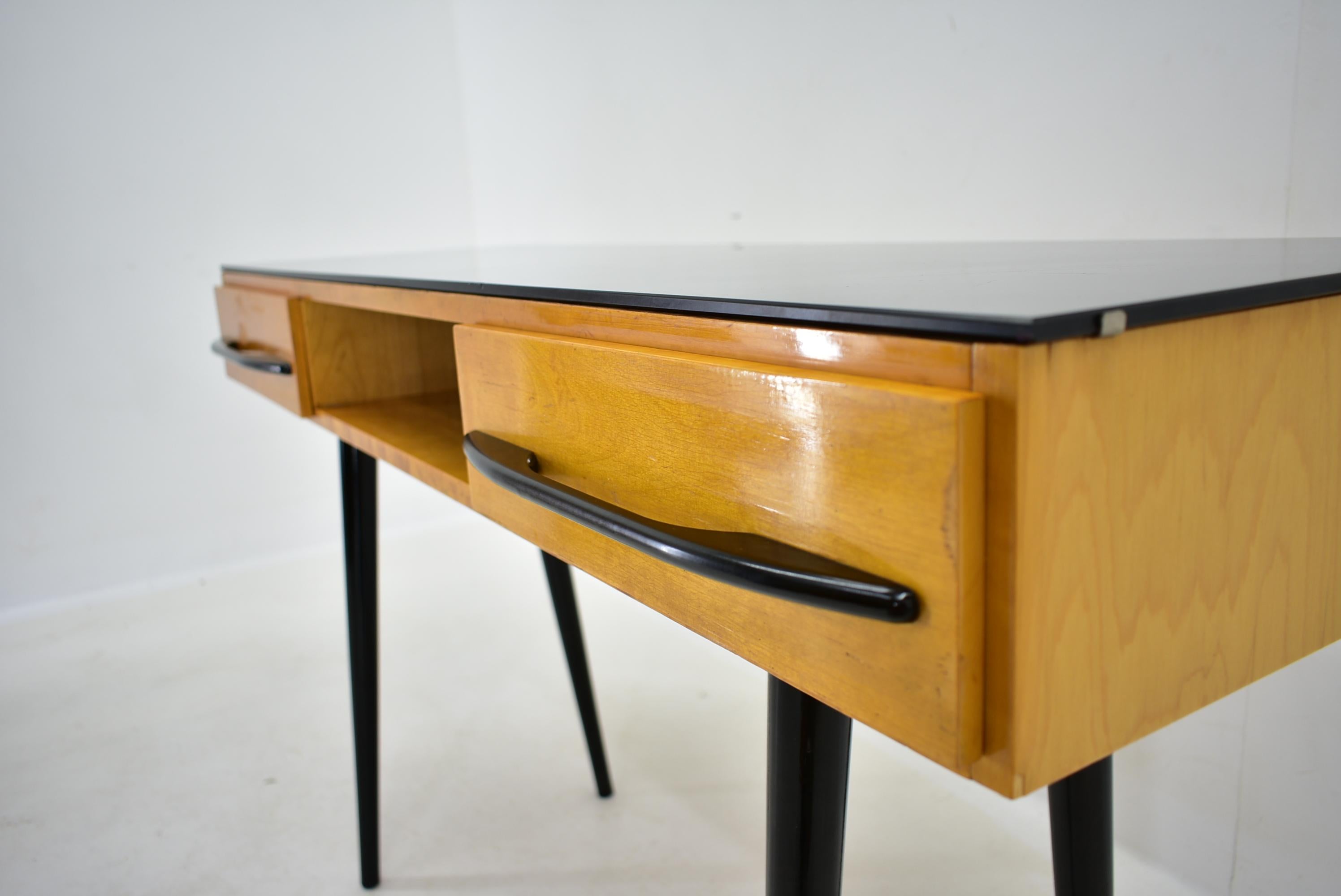 Mid-Century Console Side Table by Mojmir Pozar for Up Zavody, 1960's In Good Condition For Sale In Praha, CZ