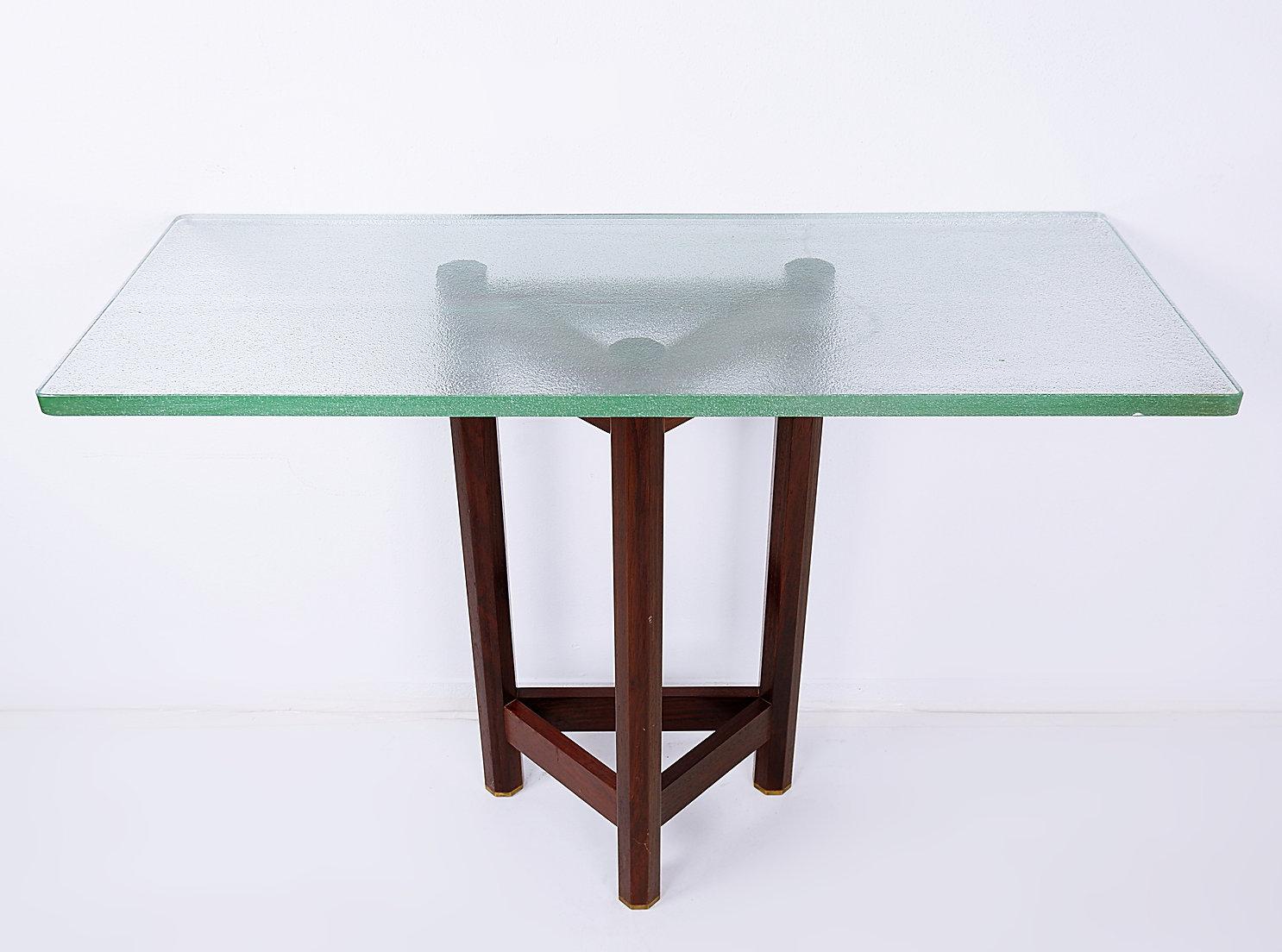 Belgian Mid-Century Console Table by Jan Vlug - Belgium 20thc For Sale