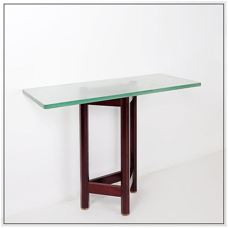 Mid-Century Console Table by Jan Vlug - Belgium For Sale 2