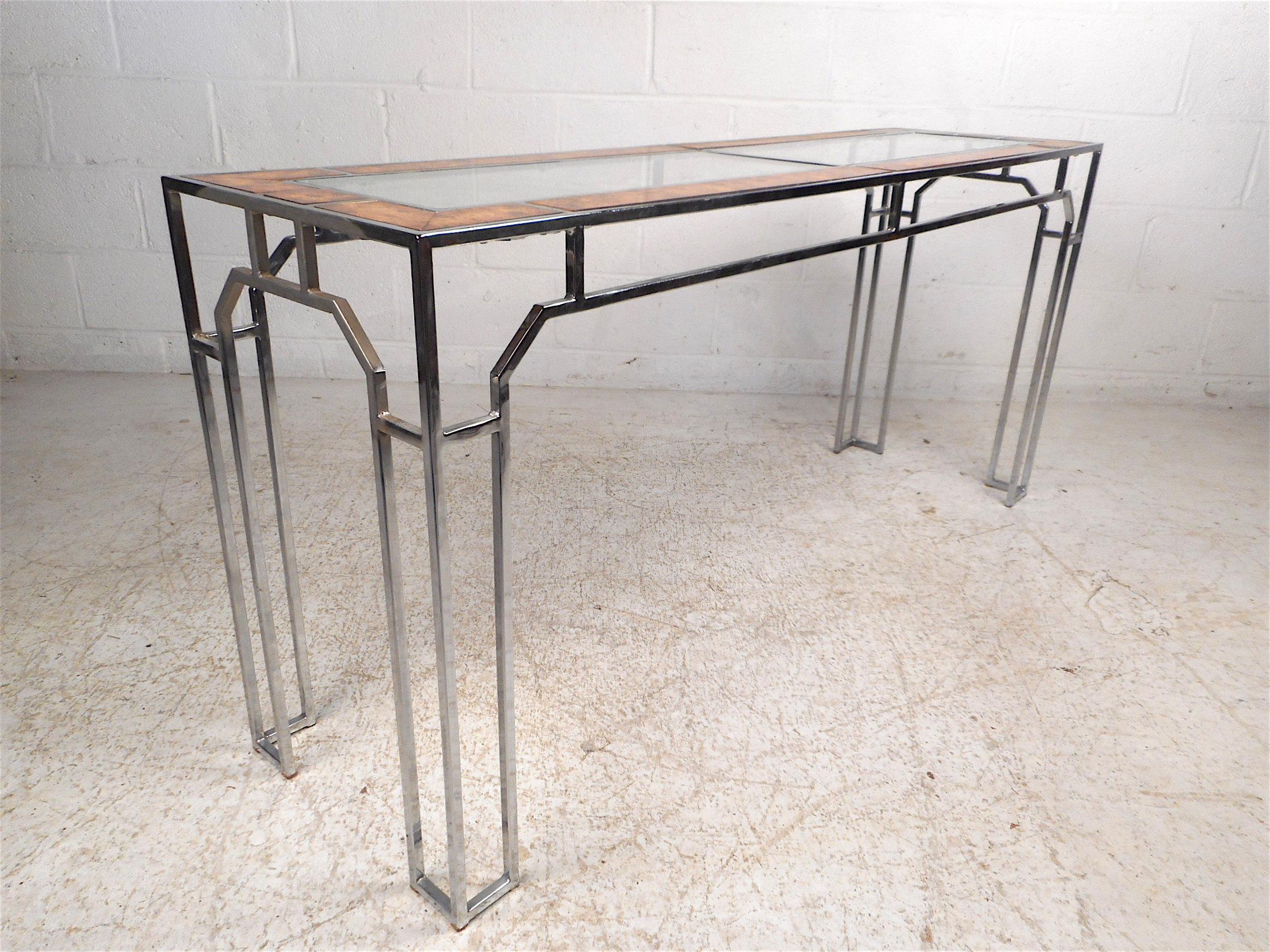 American Midcentury Console Table by Milo Baughman