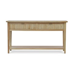 Table console Mid Century - Bois de fruitier