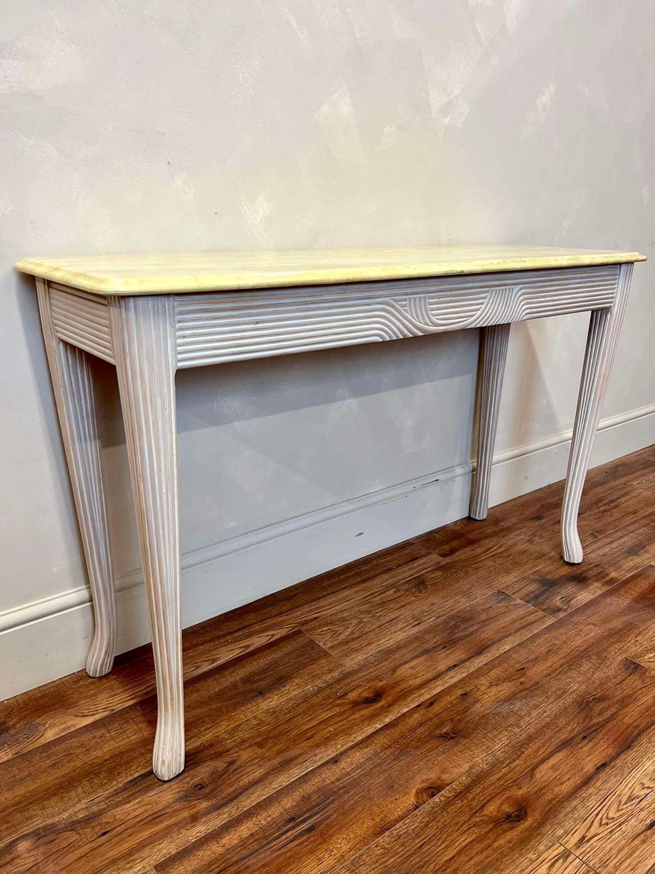 Midcentury Console Table in the Manner of Gabriella Crespi In Good Condition For Sale In Southampton, GB