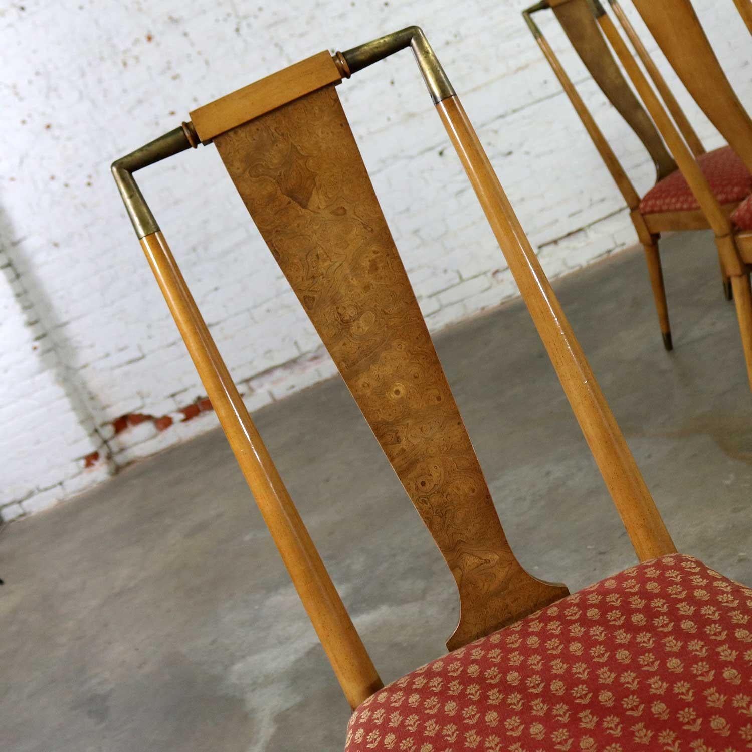 Midcentury Contempora Dining Chairs by William Clingman for J. L. Metz Set of 6 For Sale 2