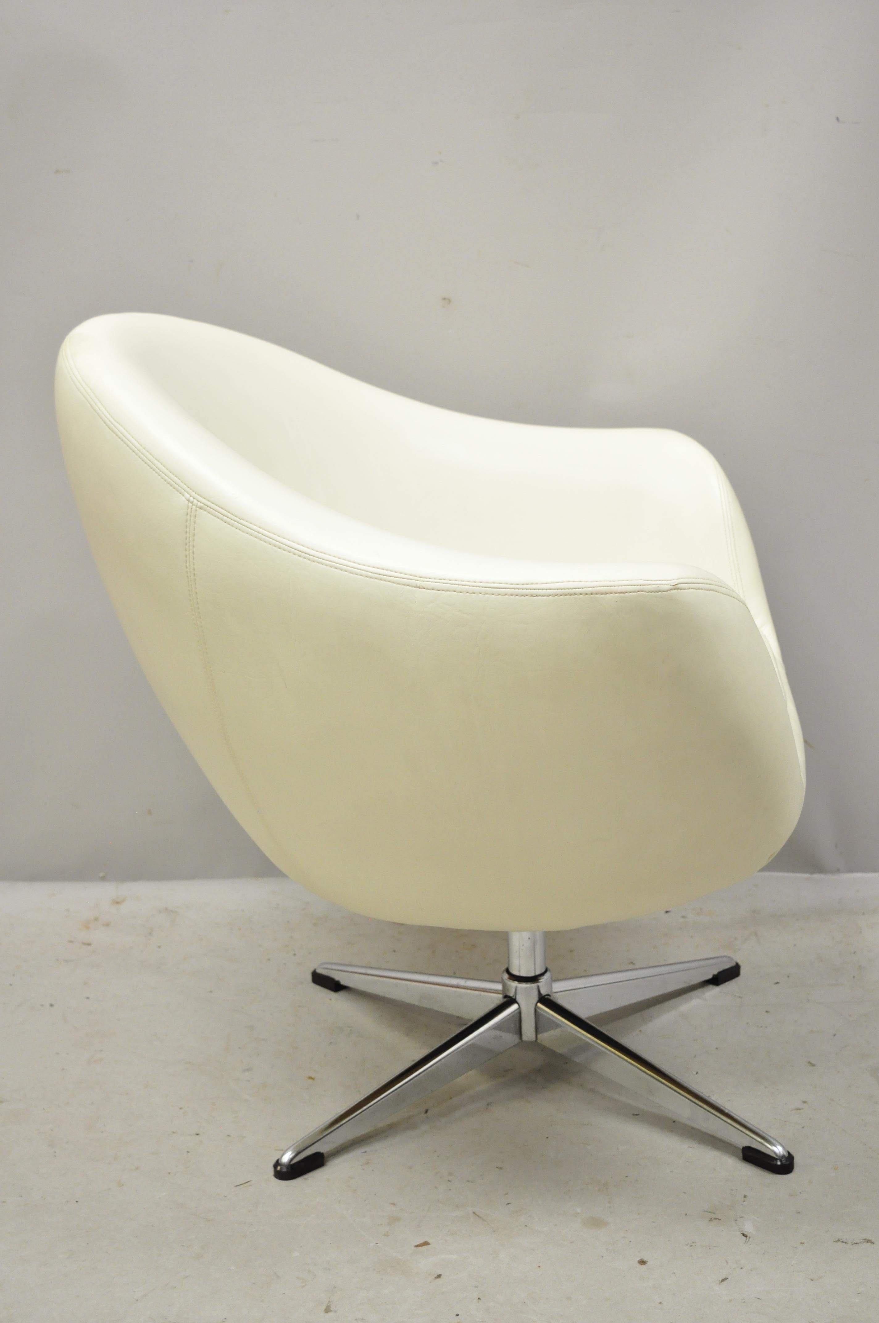 vinyl swivel chair