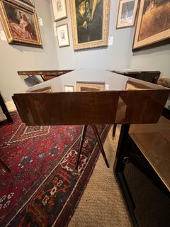 Mid-Century Continental Console in Walnut