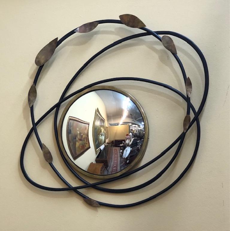 Mid-Century Modern Mid-Century Continental Covex Mirror
 For Sale