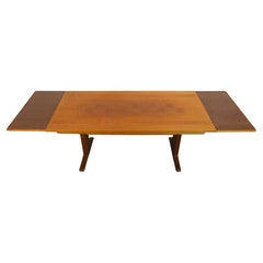 Mid-Century Convertable Coffee/Dining Table w/ Inlay