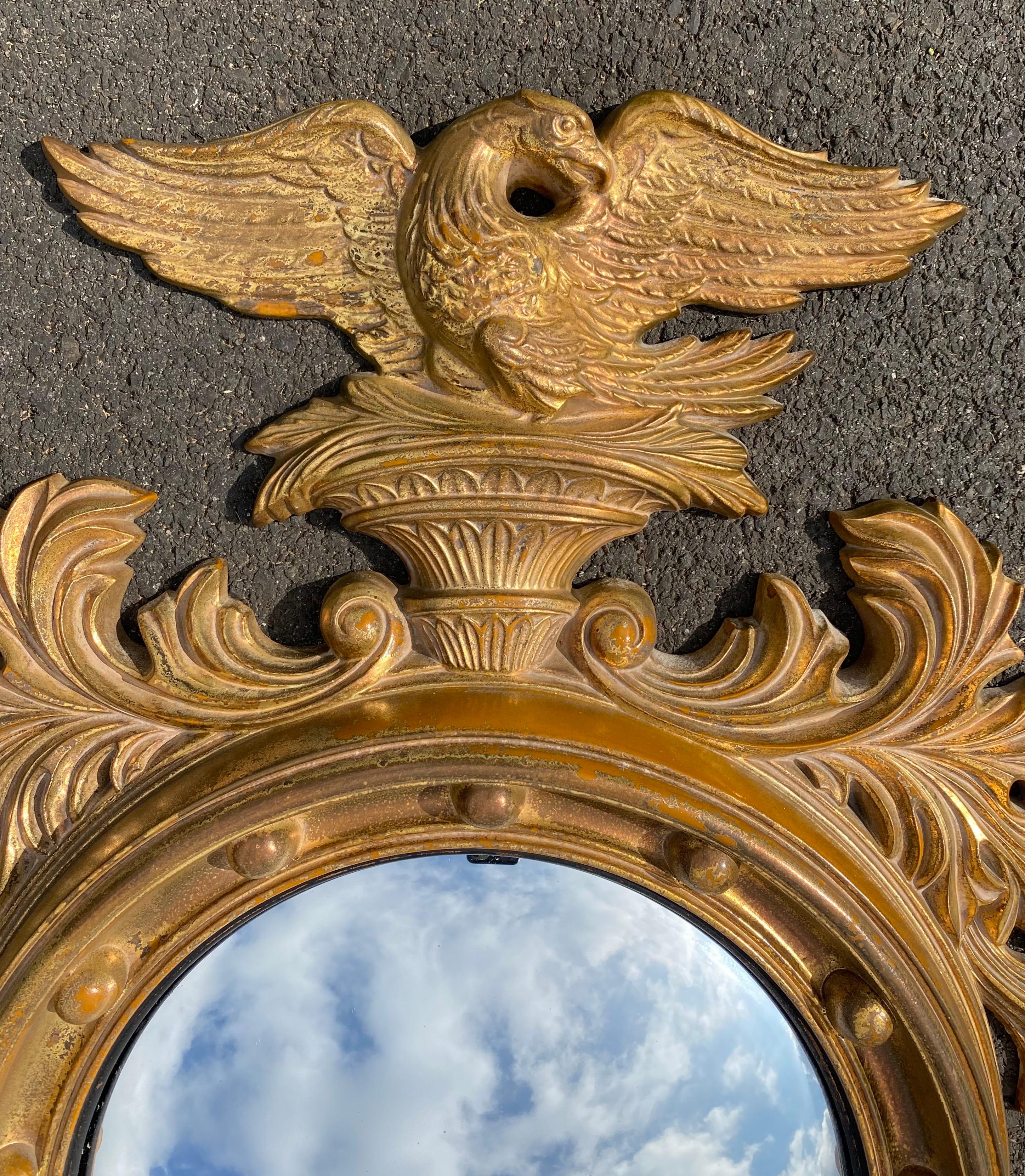 federal style bullseye mirror