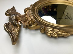 Midcentury Convex Eagle Mirror, 1960s