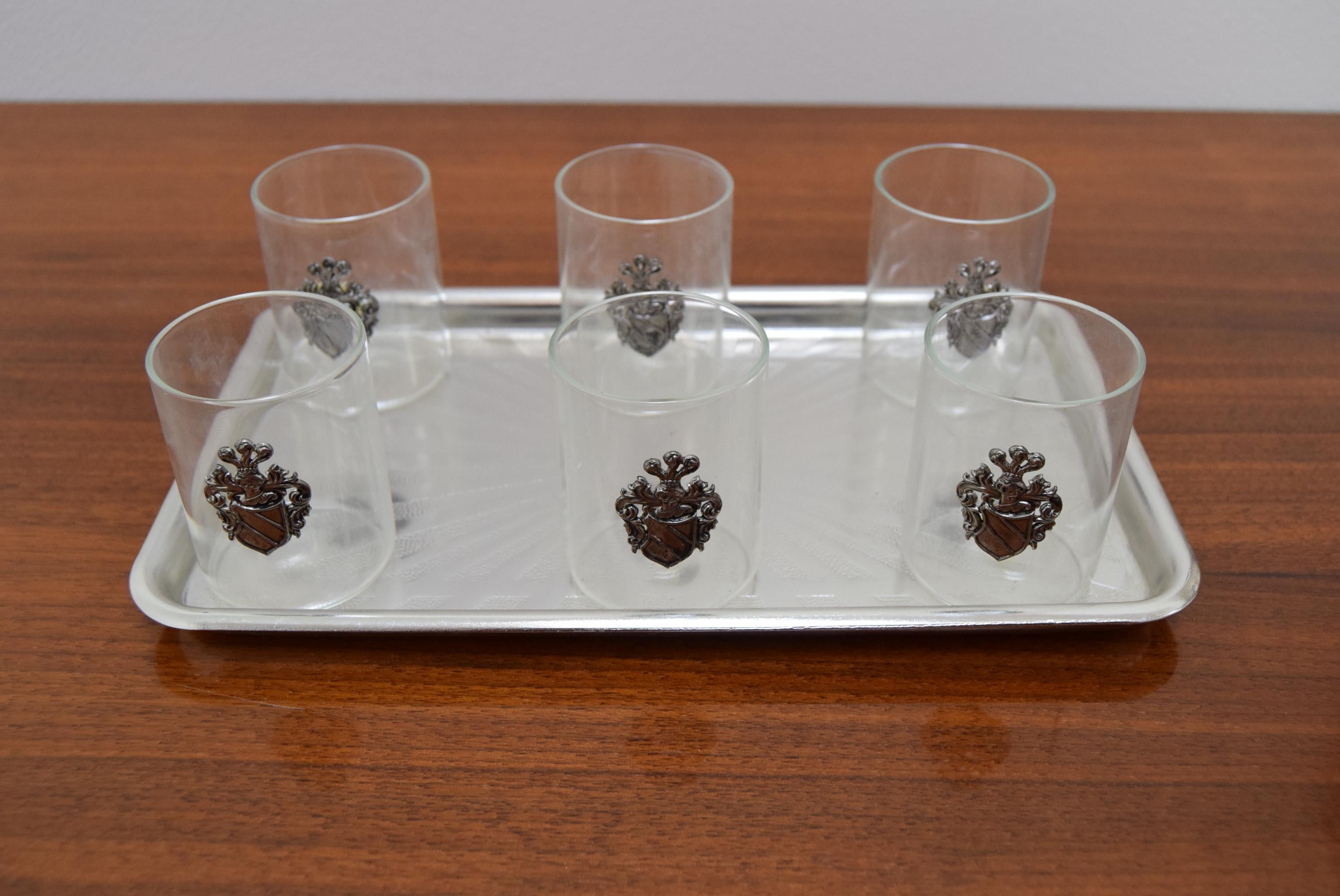Mid-Century Cooking Glass Set, Czechoslovakia, 1960’s For Sale 4