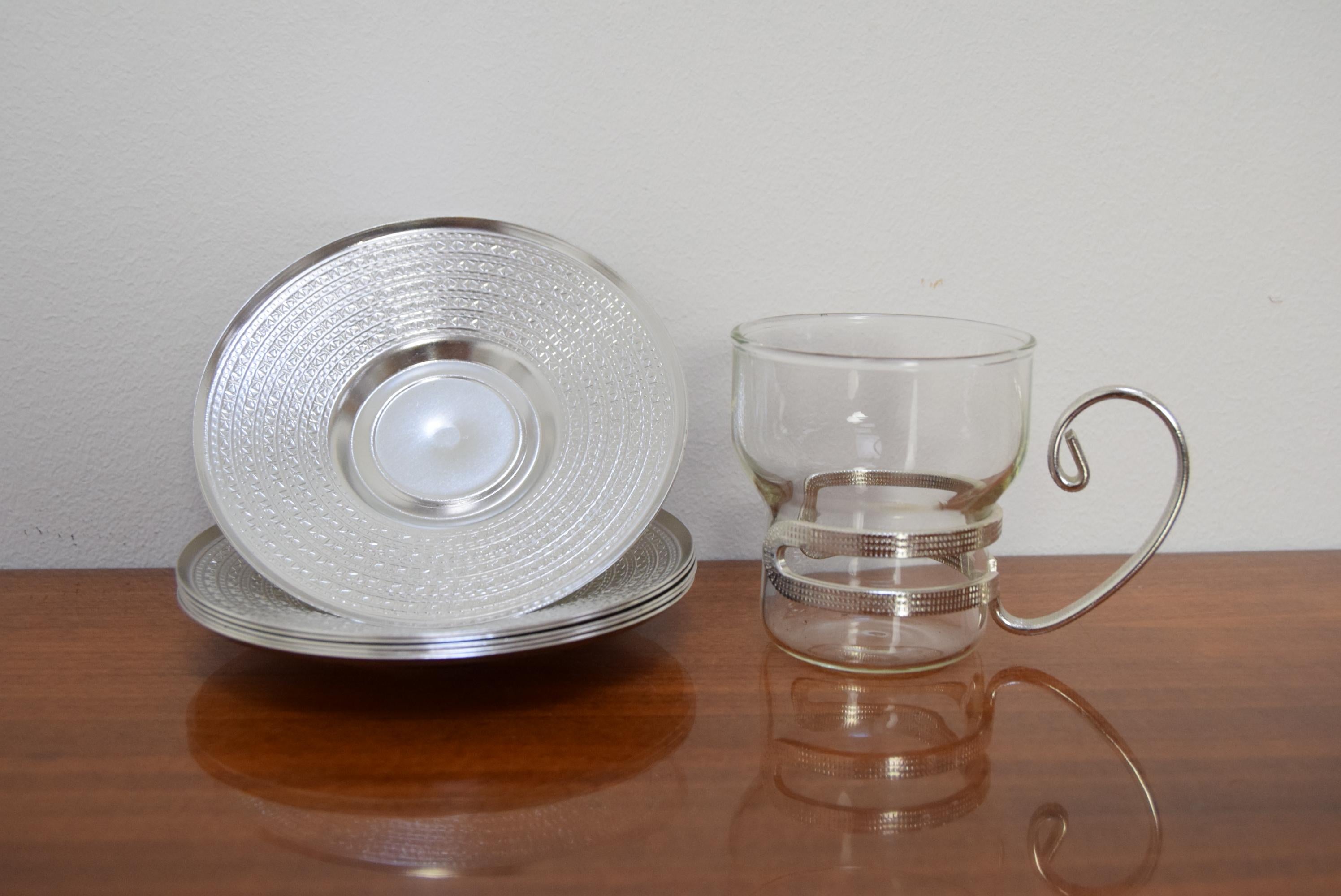 Mid-Century Cooking Glass Set, Czechoslovakia, 1960’s For Sale 2