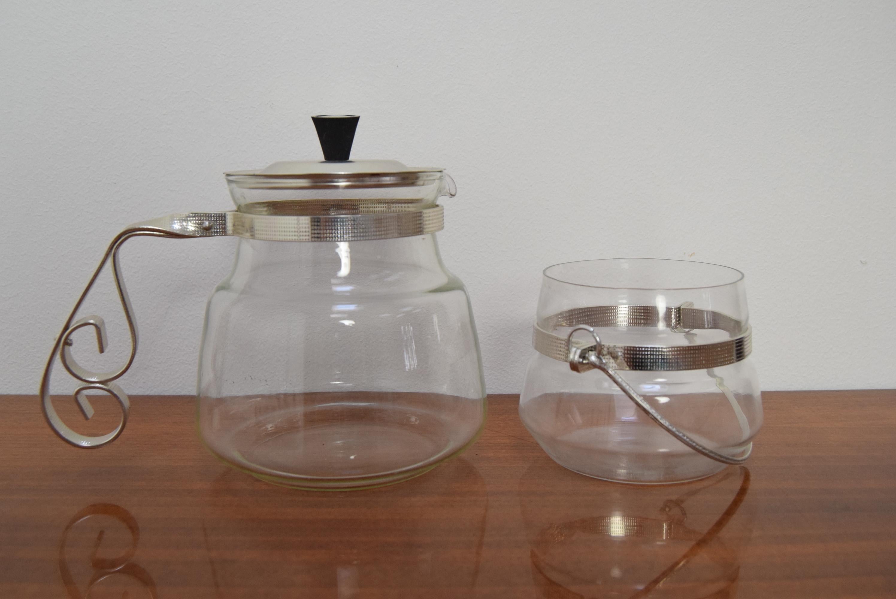Mid-Century Cooking Glass Set, Czechoslovakia, 1960’s For Sale 3