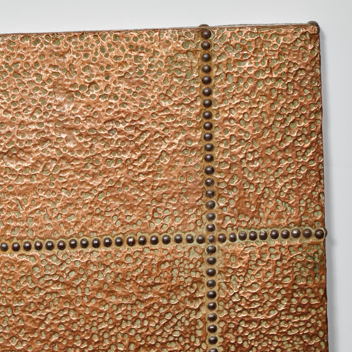 Mid-20th Century Mid Century French Copper and Brass Panel For Sale