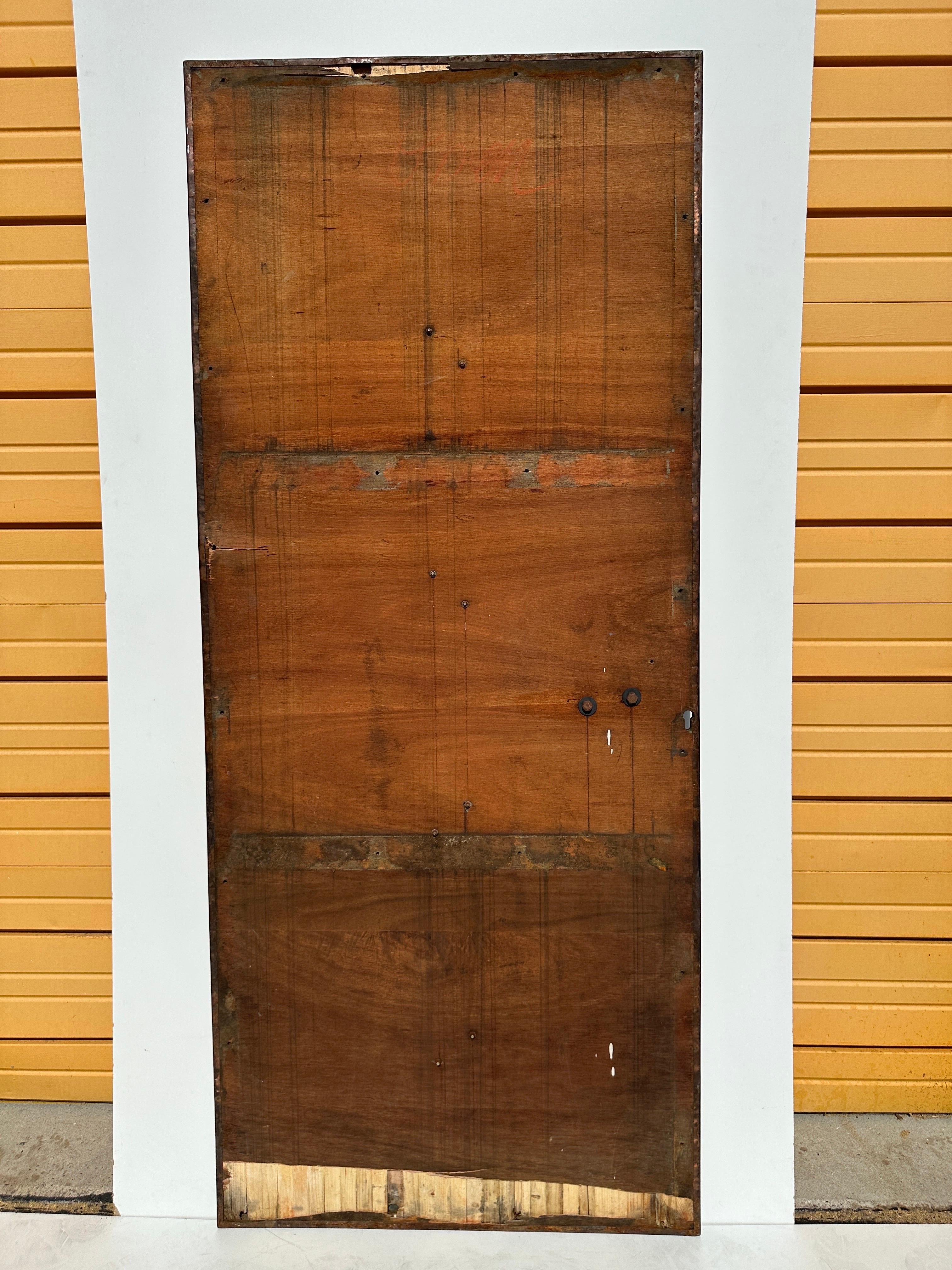 Mid Century Copper and Bronze Door Panel  For Sale 1
