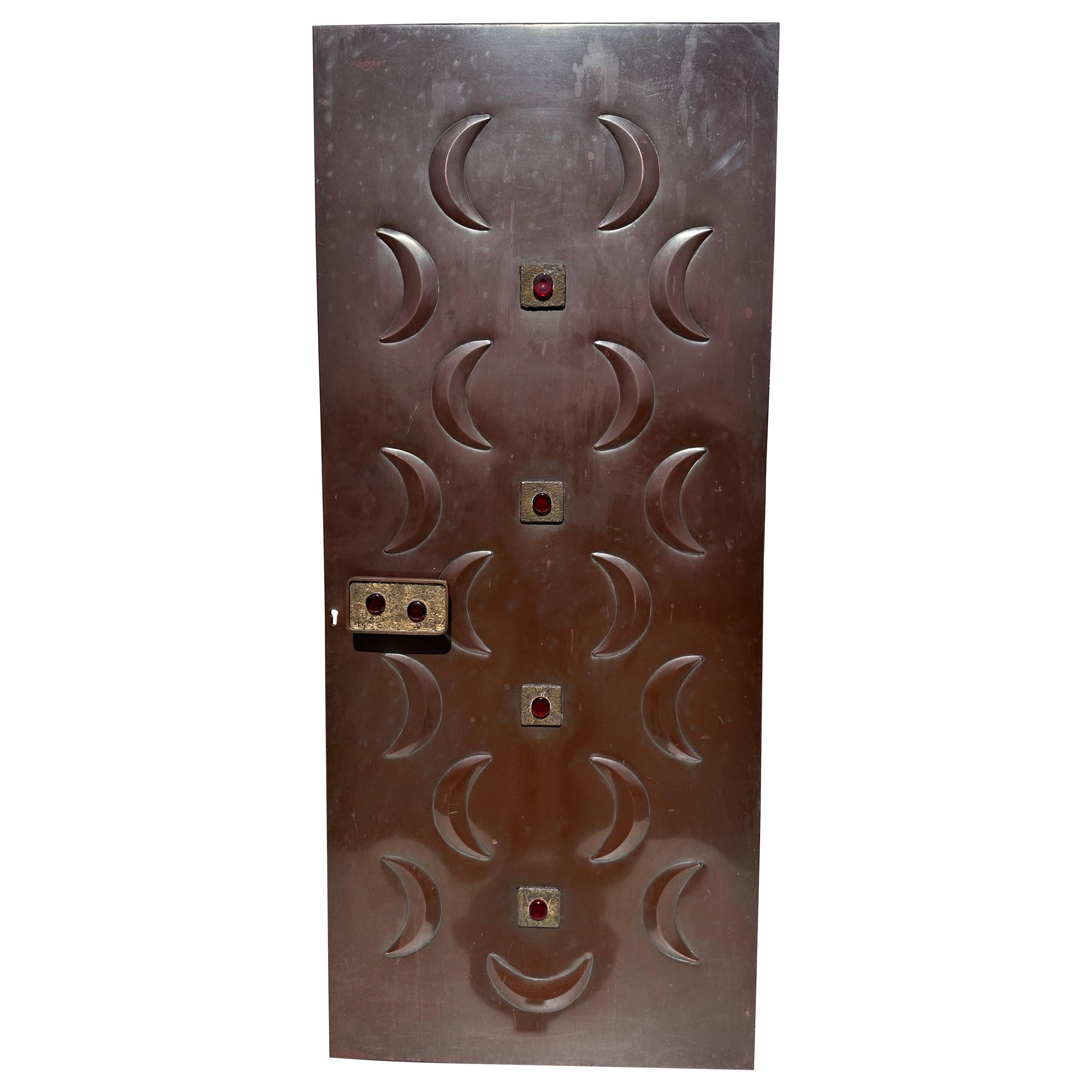 Mid Century Kupfer und Bronze Türverkleidung