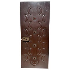 Mid Century Kupfer und Bronze Türverkleidung