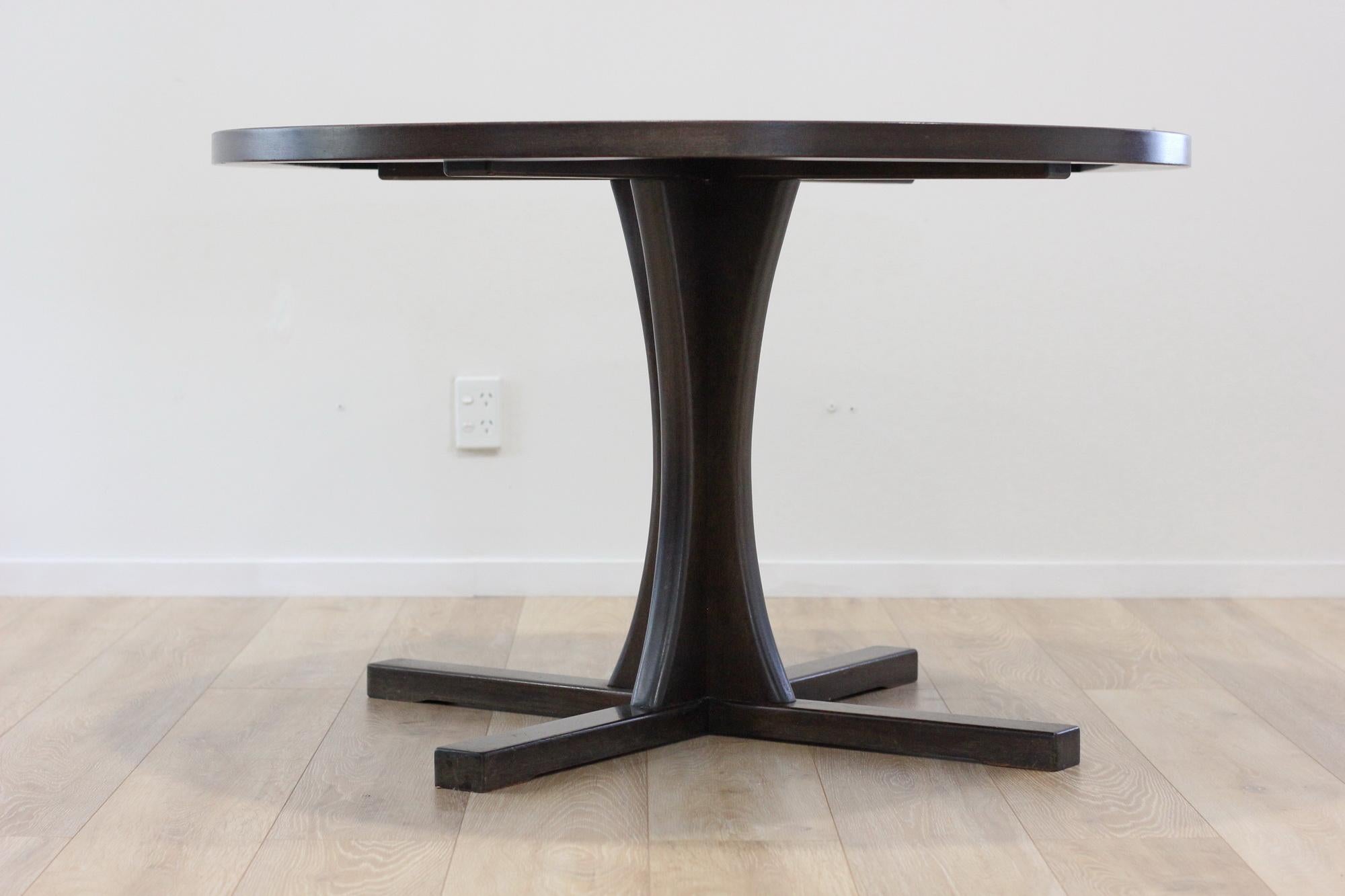 Late 20th Century Mid Century Copper and Solid Mahogany Egyptian Dining Table.[Danske Mobler] 