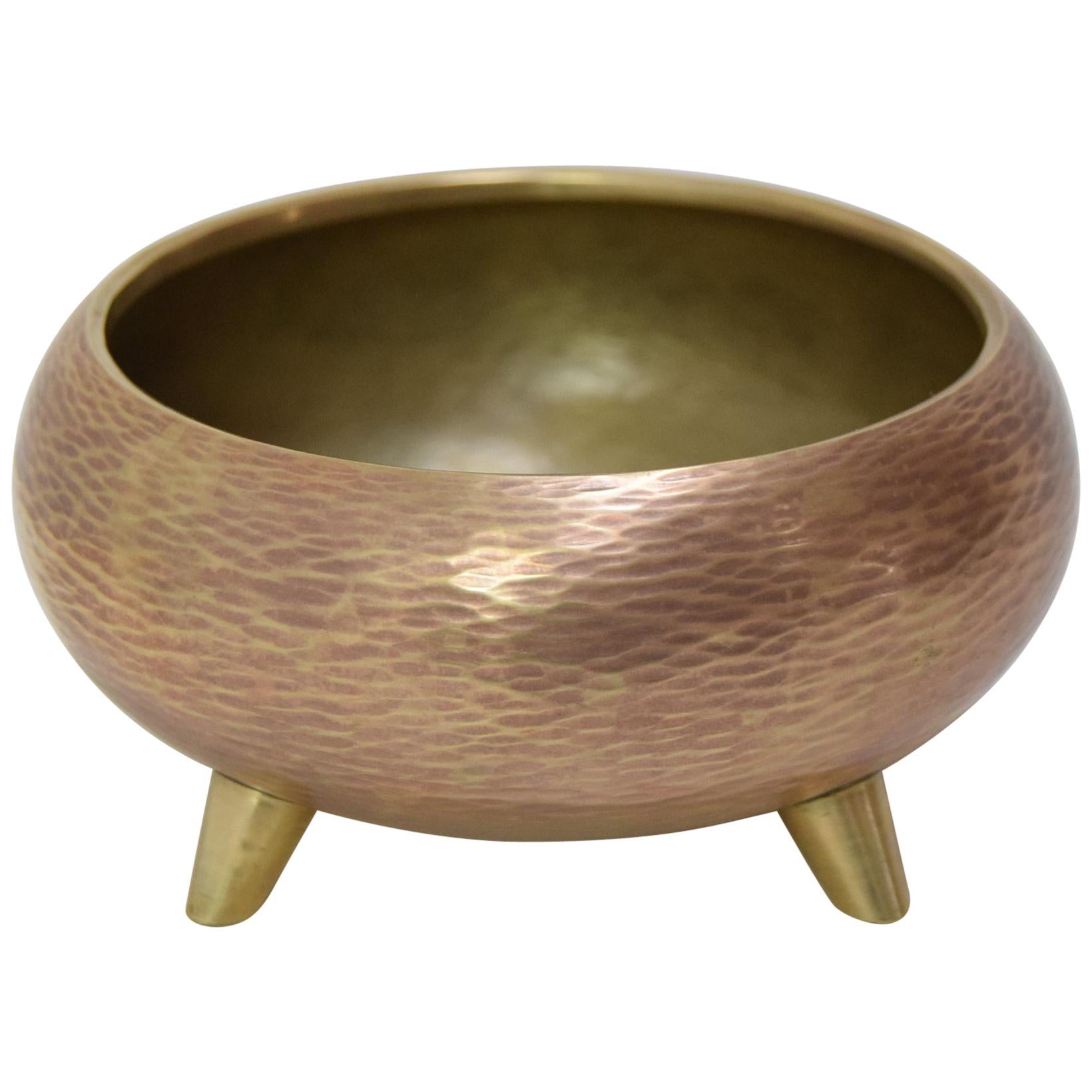 Mid-Century Copper Bowl, circa 1970's For Sale