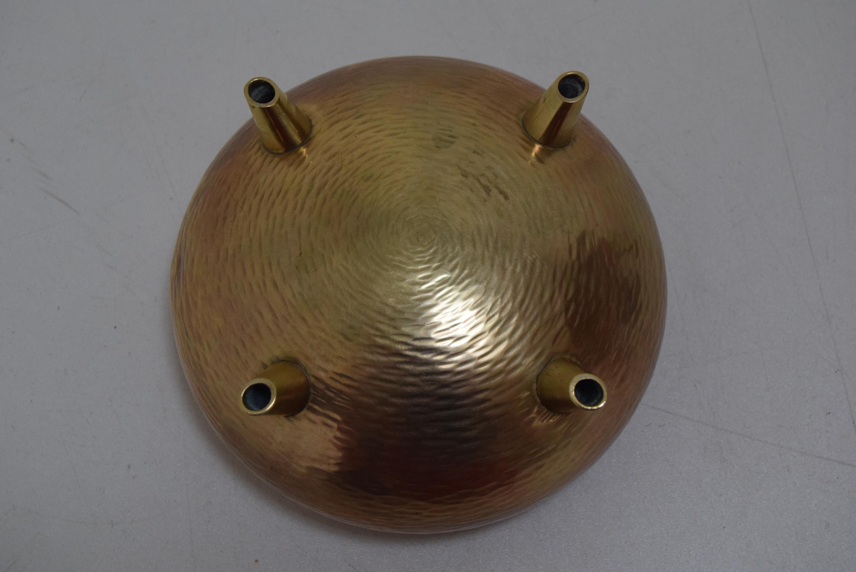 Czech Mid-Century Copper Bowl, circa 1970's For Sale