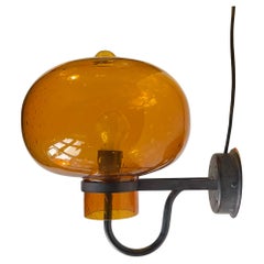 Mid-Century Copper Outdoor Wall Sconce attributed to Gunnar Asplund, 1950s