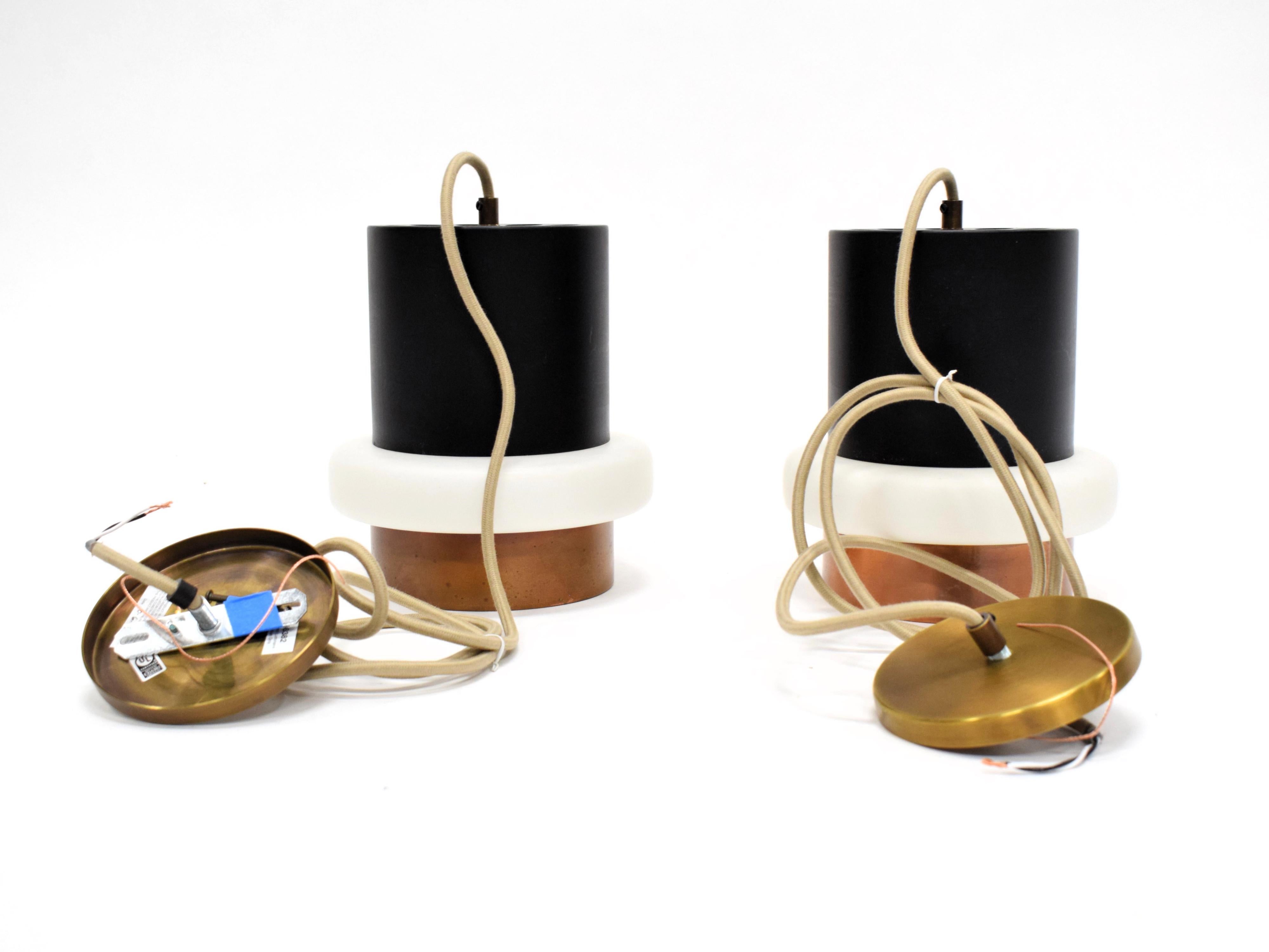 Mid-Century Modern Mid-Century Copper Pendant Lights For Sale