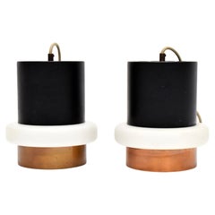 Used Mid-Century Copper Pendant Lights