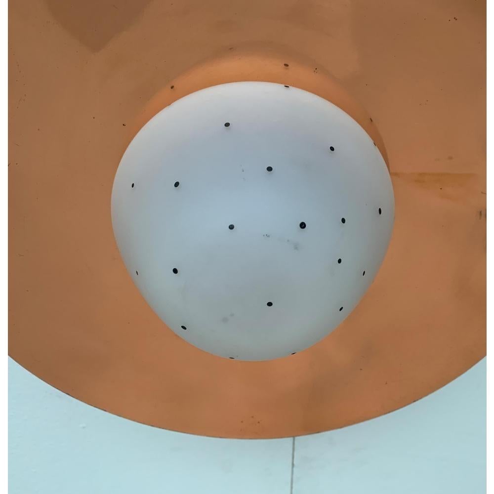 Lampada da soffitto Plafoniere in rame di metà secolo In condizioni buone in vendita a Hamburg, DE