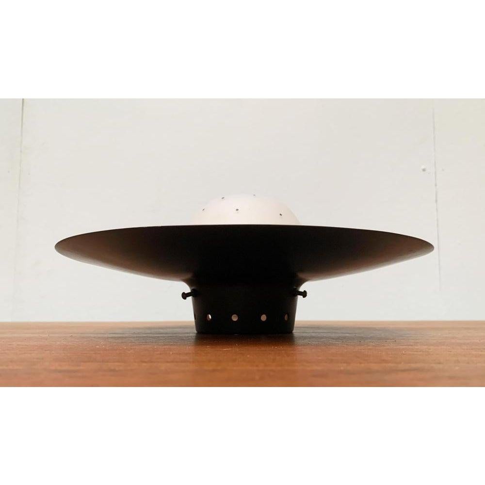 Lampada da soffitto Plafoniere in rame di metà secolo in vendita 2