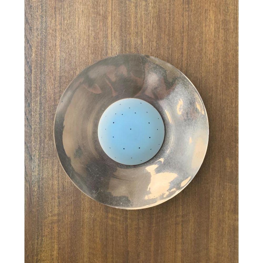 Lampada da soffitto Plafoniere in rame di metà secolo in vendita 3