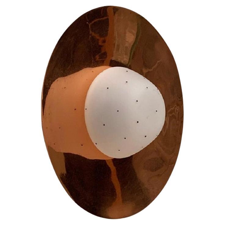Mid-Century Copper Plafoniere Ceiling Lamp