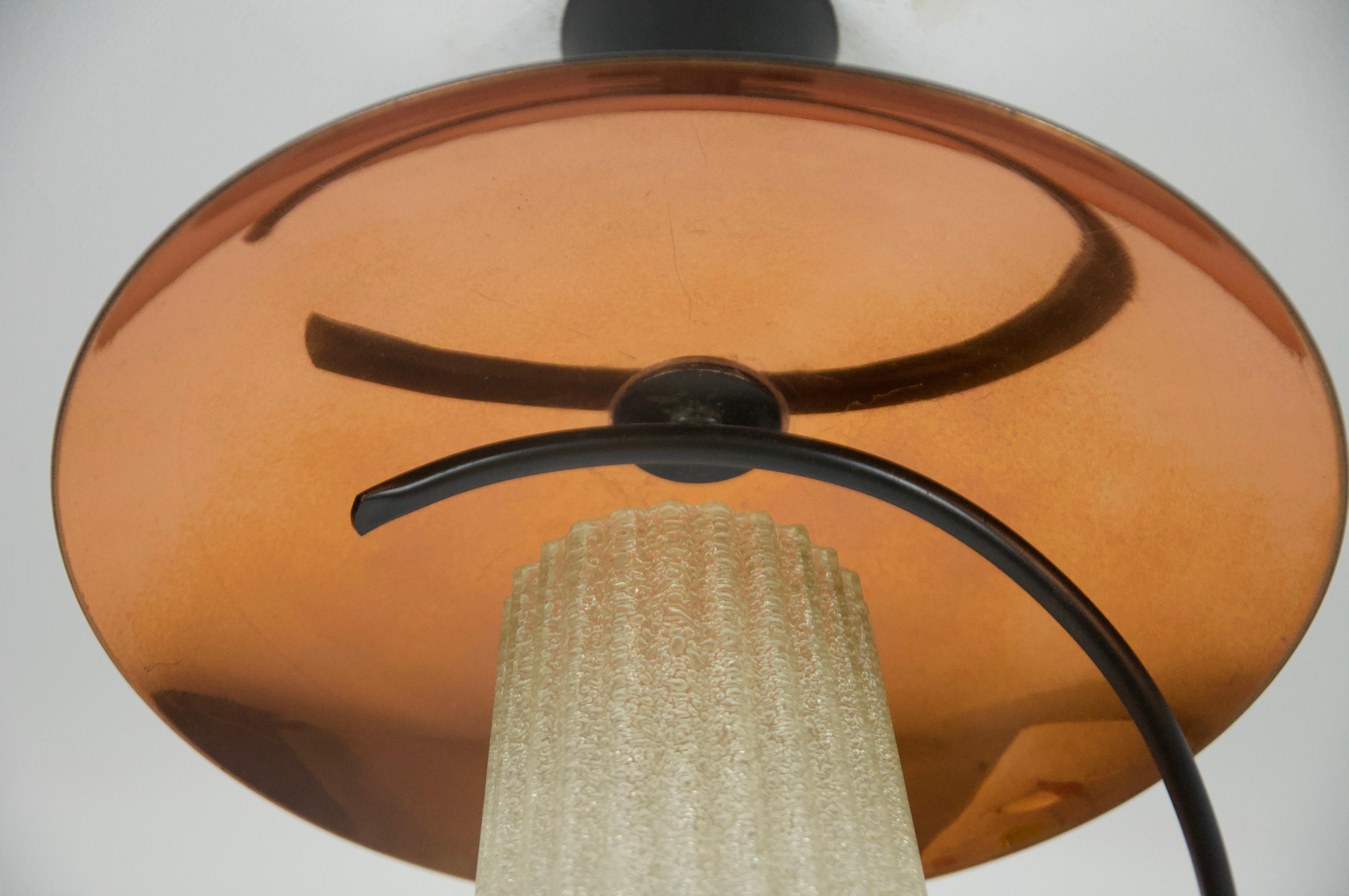 Mid-Century Copper Sputnik Ceiling Lamp, Italy, 1960s in vendita 4