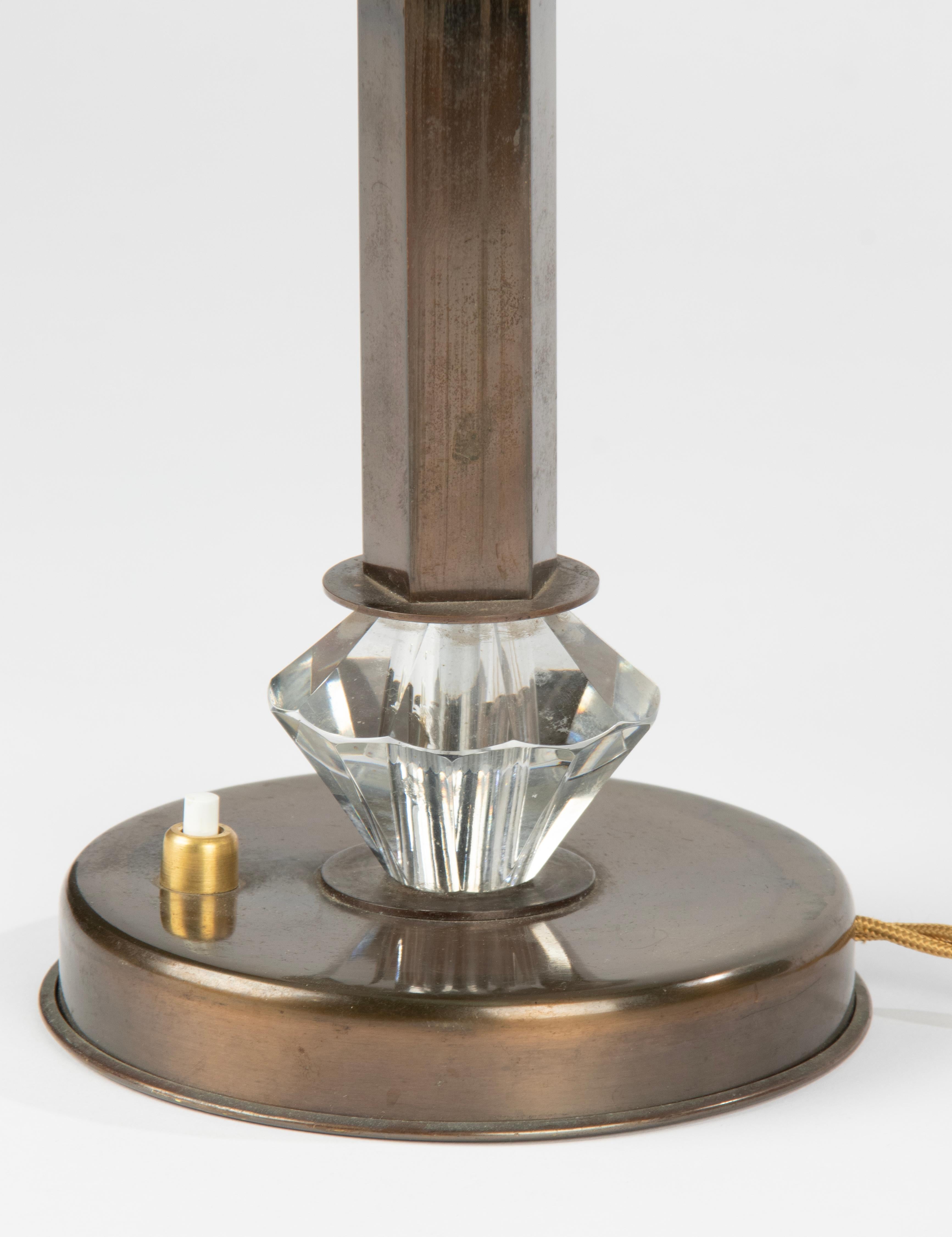 Midcentury Copper Table Mushroom Lamp For Sale 6