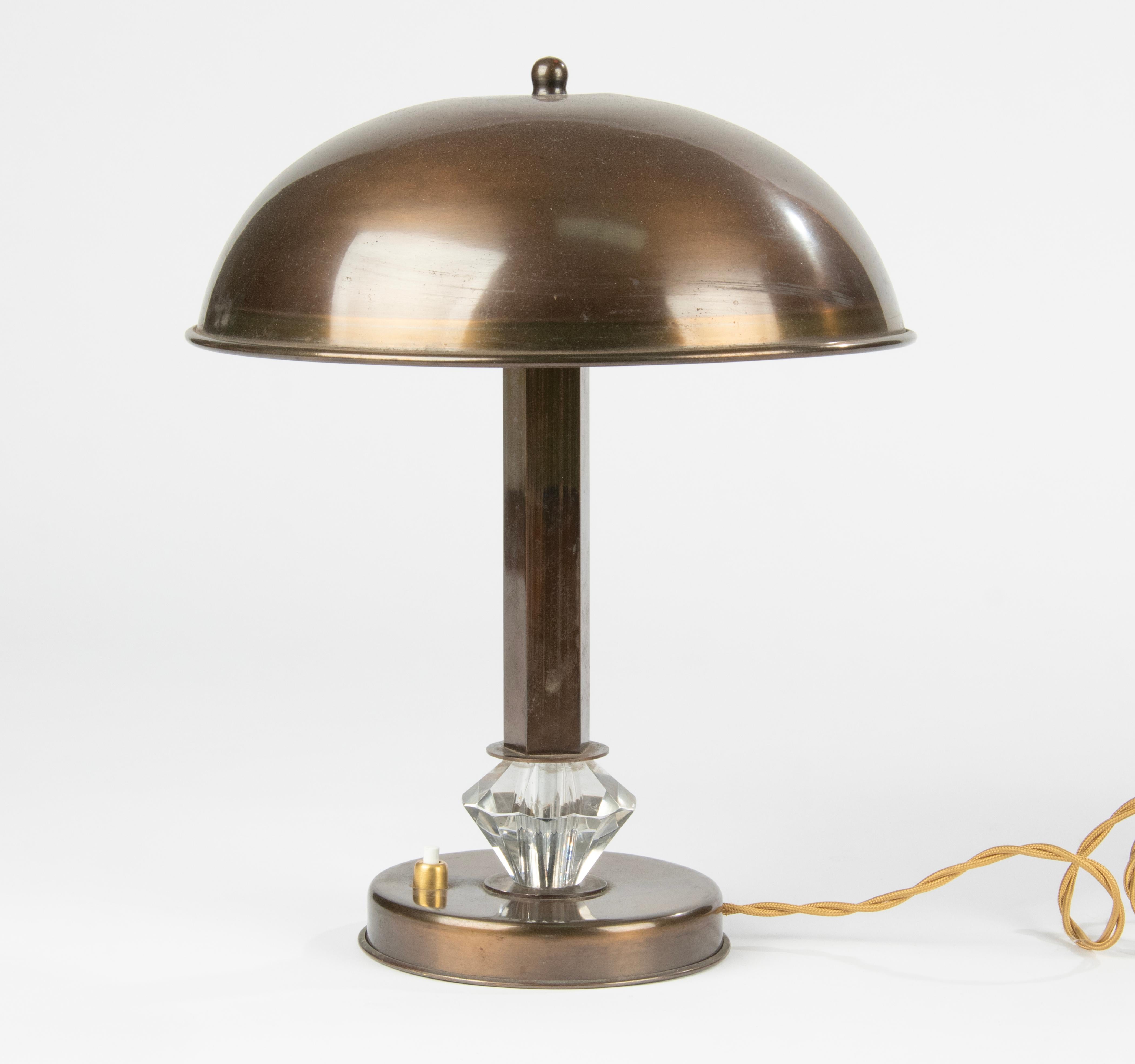 copper mushroom lamp