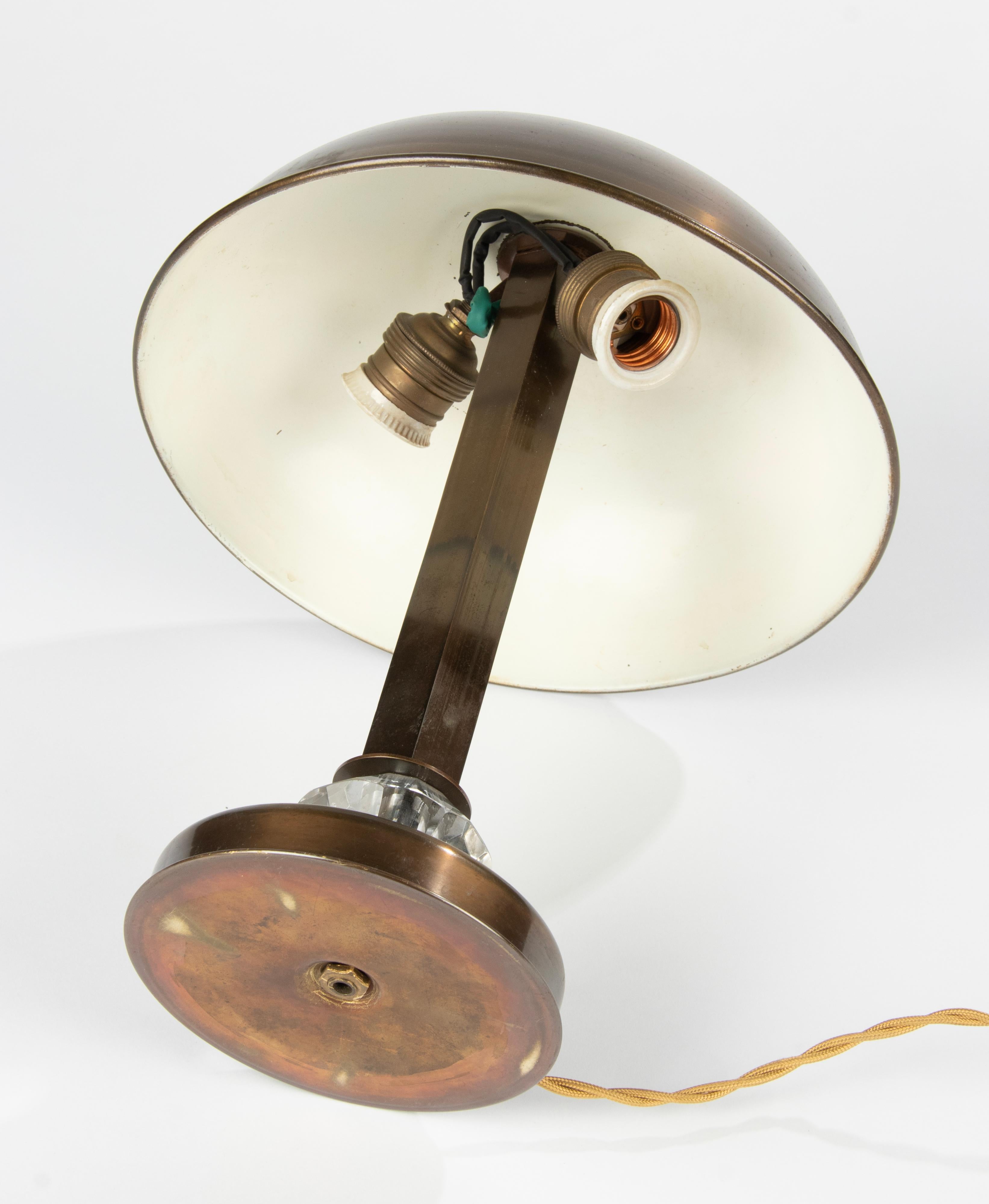 Mid-20th Century Midcentury Copper Table Mushroom Lamp For Sale