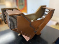 Mid-Century Copper Wall Light Designed by Isaac Maxwell Metal